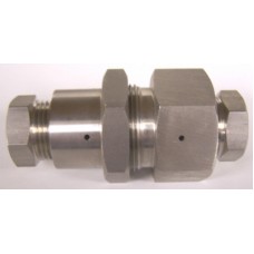 High Pressure Bulkhead Coupling, 9/16"