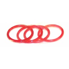 O-Ring, Red, 4 pack